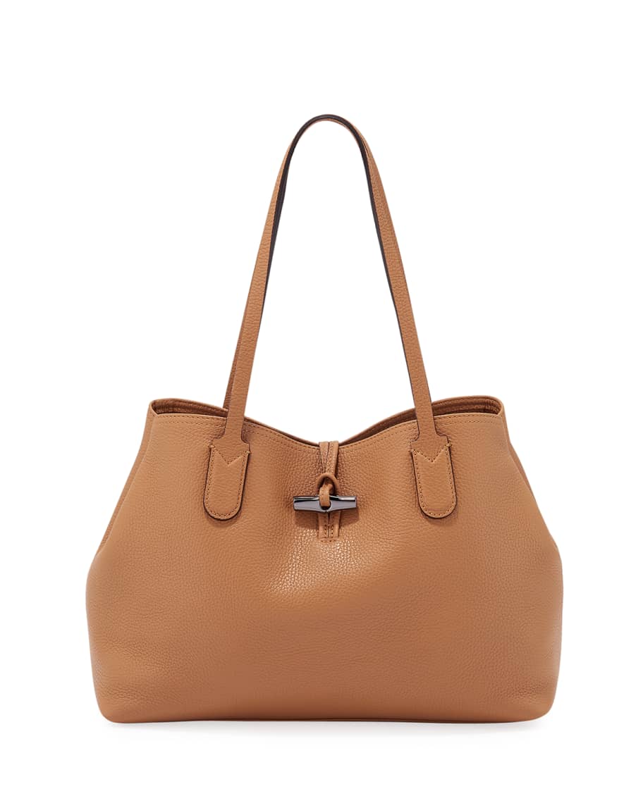 Longchamp `roseau Essential` Shoulder Bag in Natural