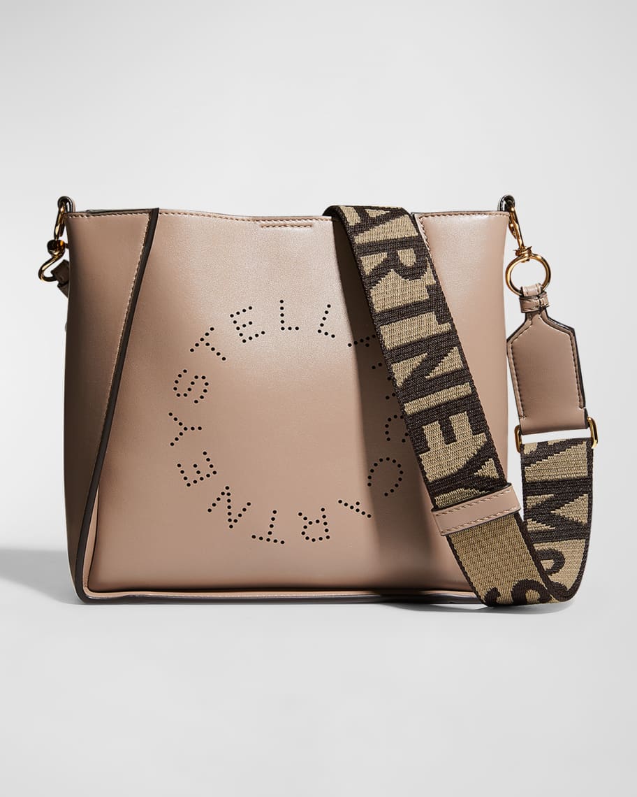 Buy the Stella McCartney Perforated Logo Alter Napa Forest Green