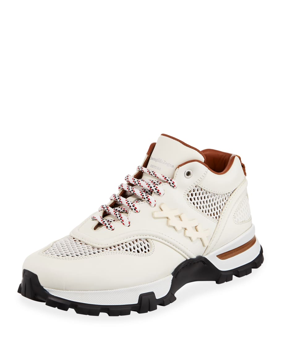 Ermenegildo Zegna Men's Hiker Sneakers | Neiman Marcus