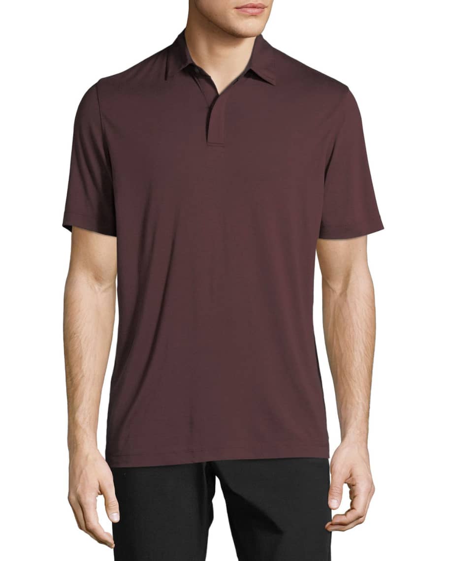 Theory Men's Plaito Bren Polo Shirt | Neiman Marcus