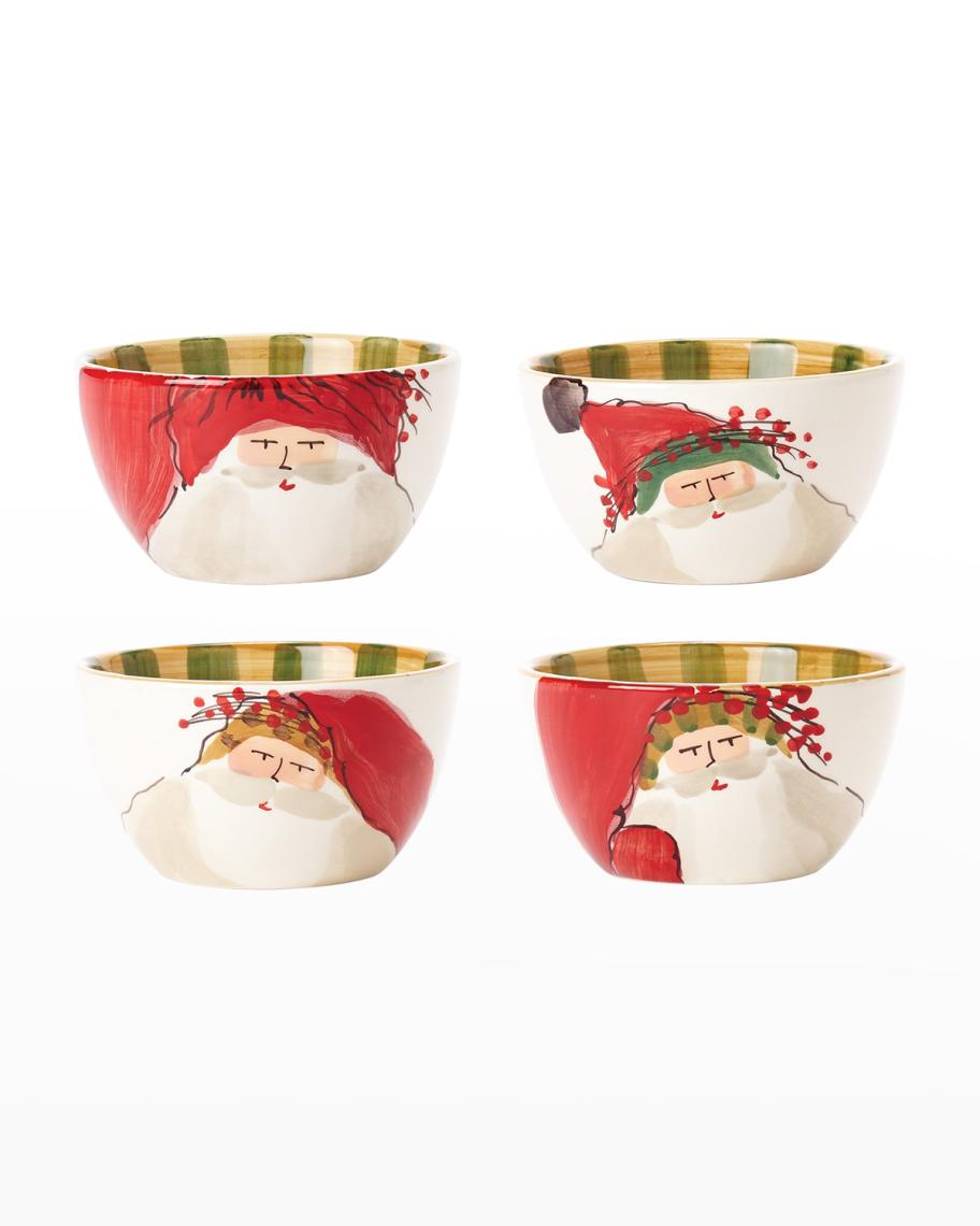 Vietri Old St. Nick Assorted Cereal Bowls, Set of 4 | Neiman Marcus