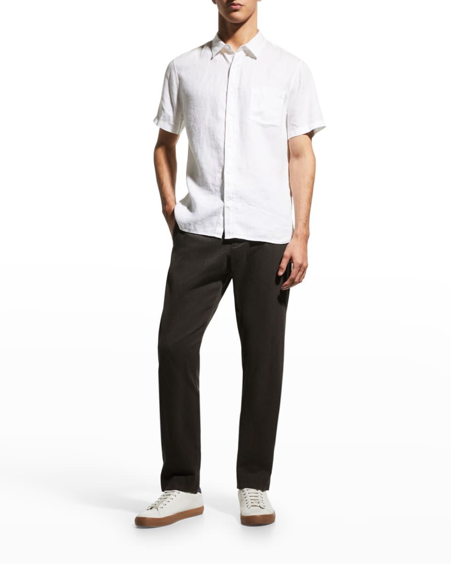Vince Men's Linen Short-Sleeve Sport Shirt | Neiman Marcus