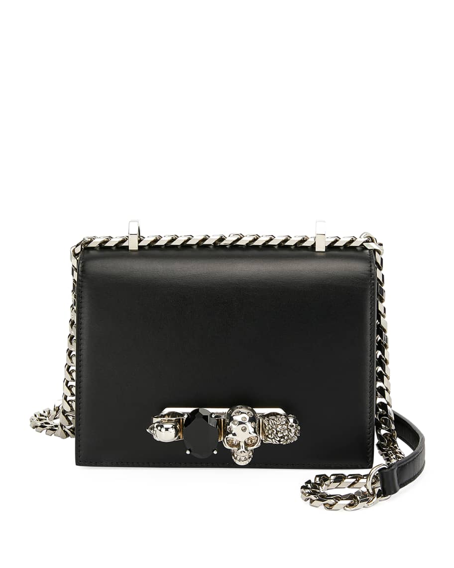Alexander McQueen Small Jeweled Satchel Bag | Neiman Marcus