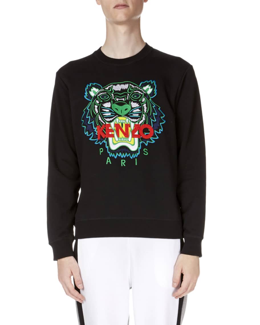 Kenzo Men's Tiger Classic Sweatshirt | Neiman Marcus