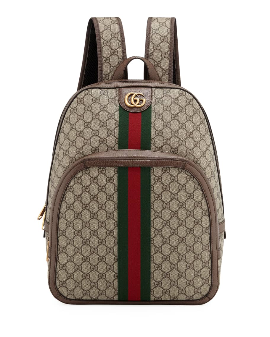 Gucci Men's GG Supreme Medium Canvas Backpack