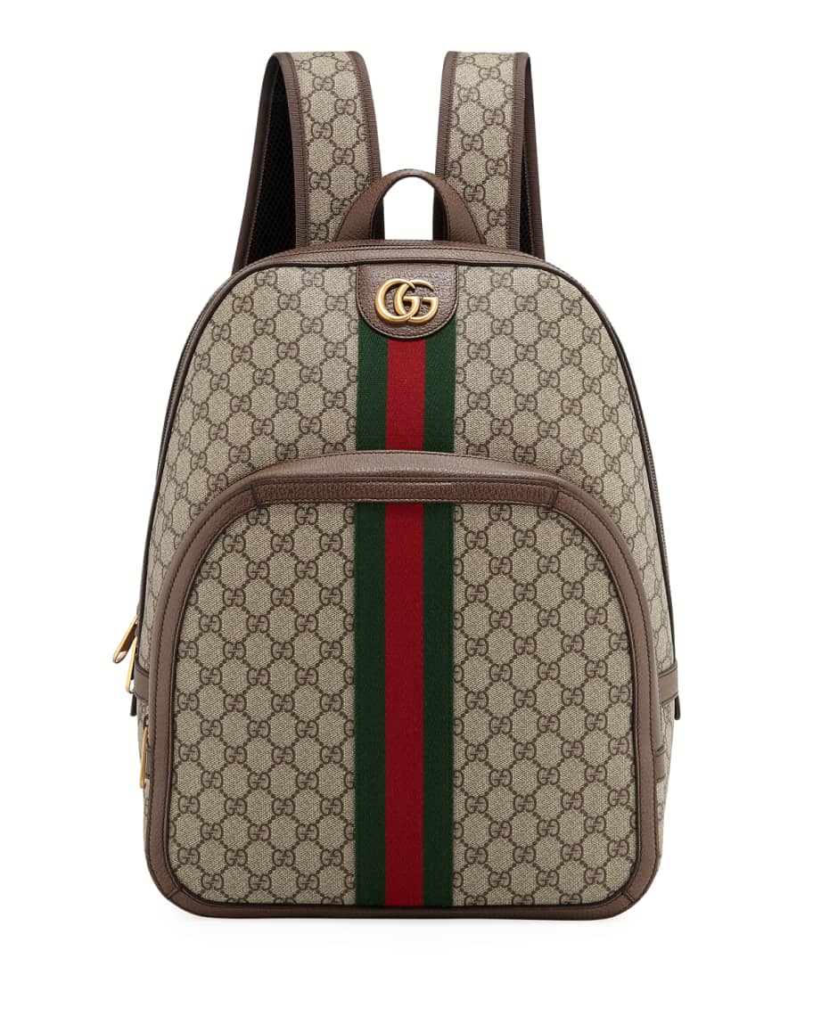 Gucci 'GG Supreme' canvas backpack, Men's Bags