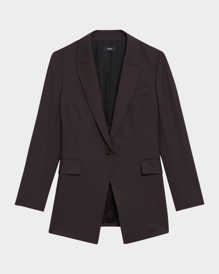 Black Good Wool Etiennette Blazer