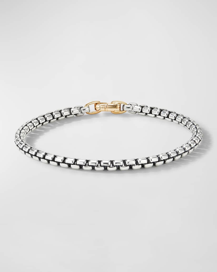 David Yurman DY Bel Aire Bracelet in Silver and 14k Gold, 4mm, Size S-L ...