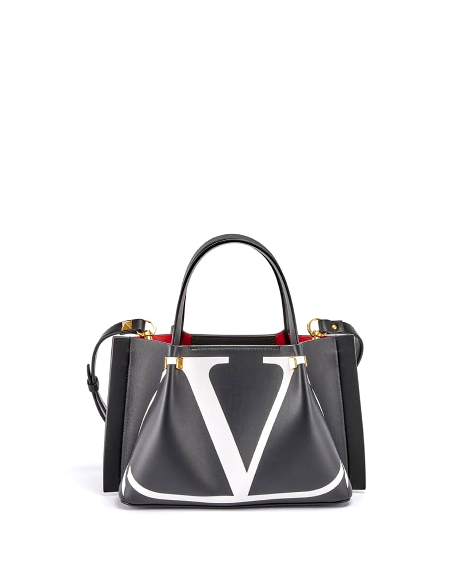 Valentino Garavani VLOGO Escape Small Calf Leather Tote Bag