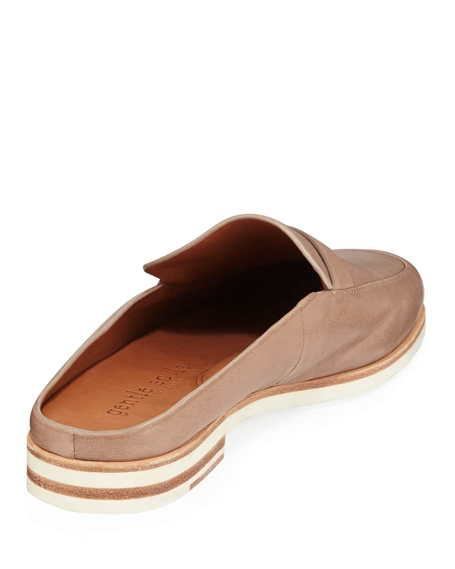 Gentle Souls Everett Leather Loafer Mules Neiman Marcus