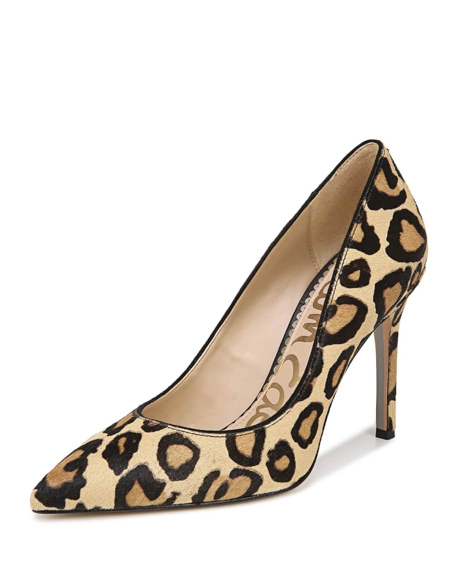 Sam Edelman Hazel New Nude Leopard Pumps | Neiman Marcus