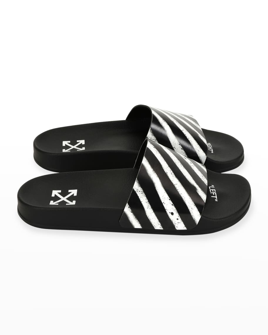 Off white spray slides top