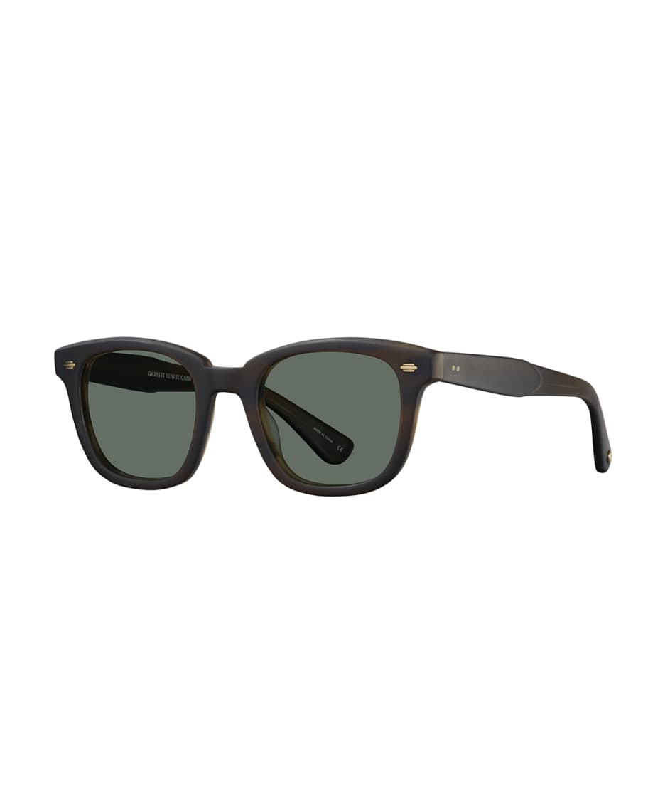 Garrett Leight Men's Calabar 49 Acetate Sunglasses Neiman Marcus