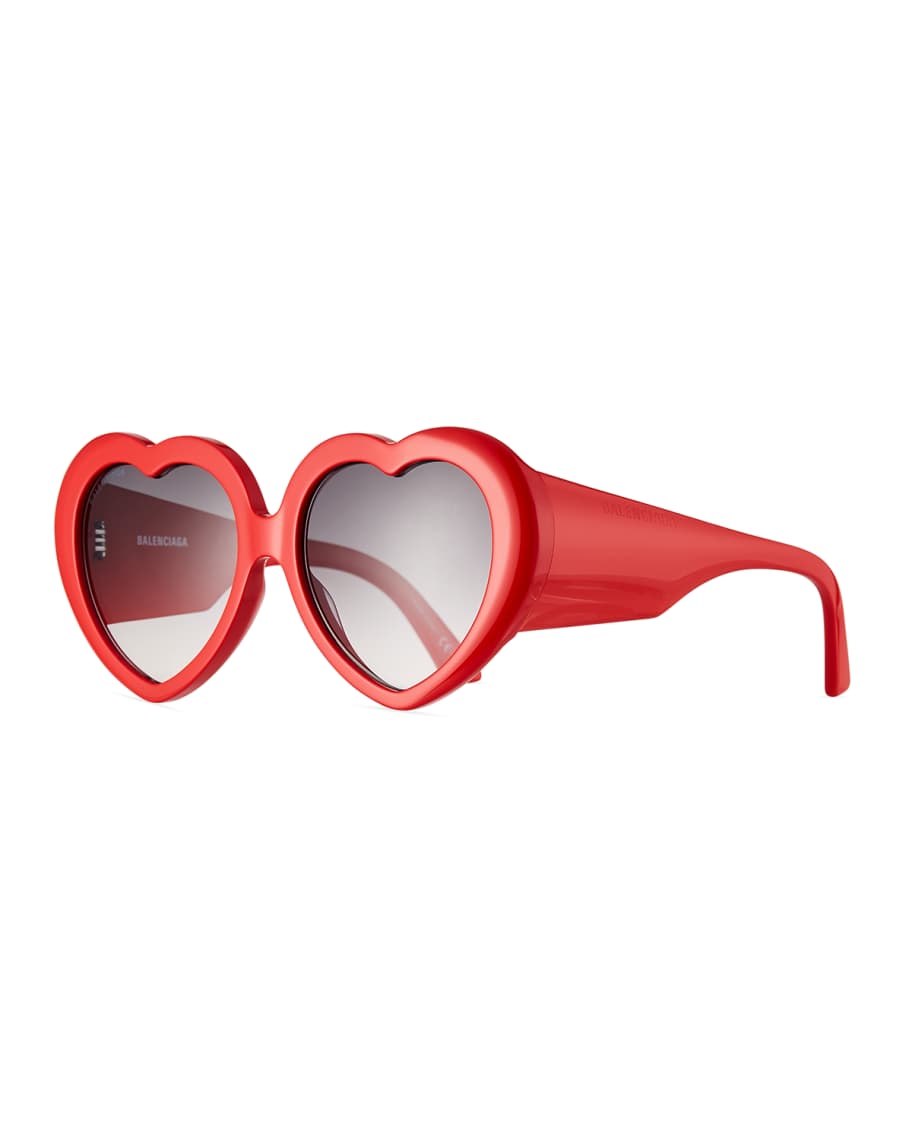 Balenciaga heart sunglasses hot sale