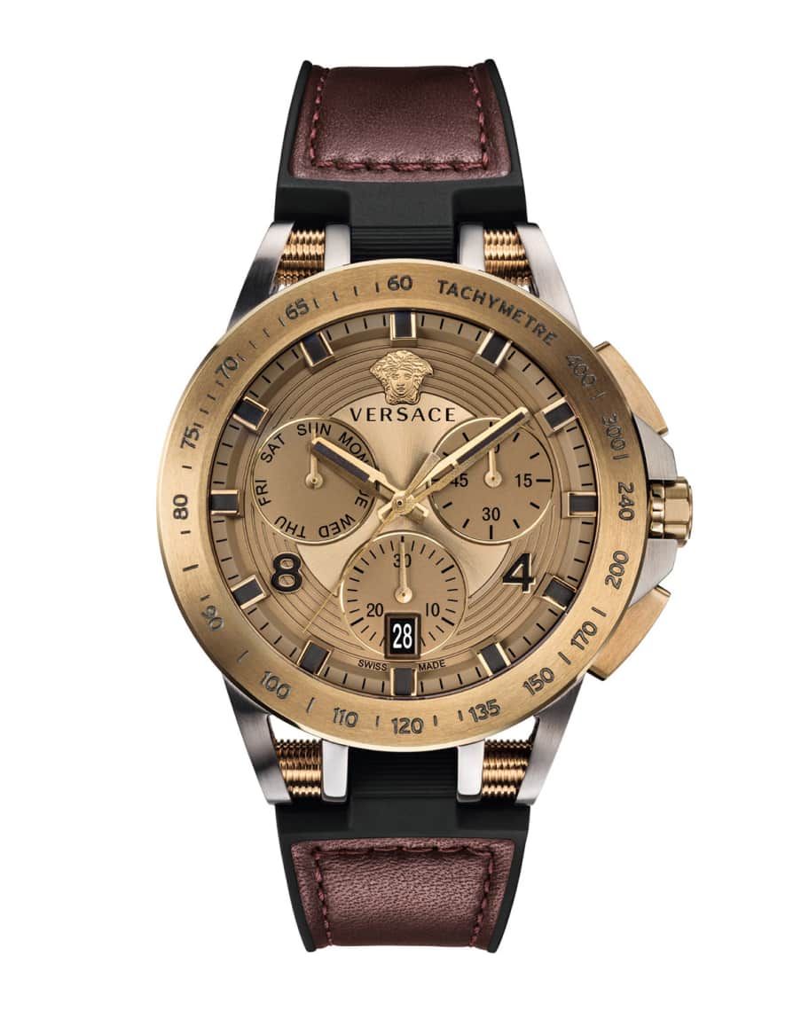 Versace burgundy sport tech watch outlet