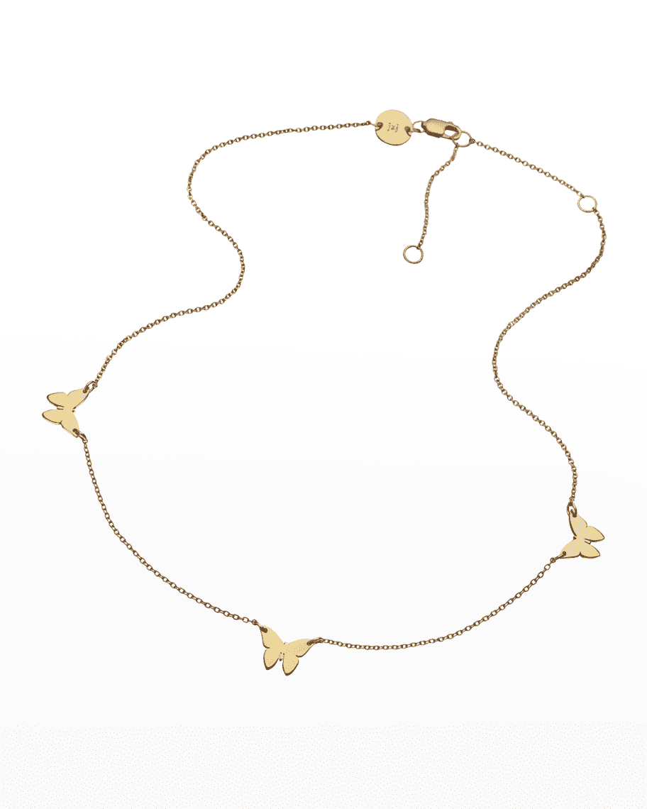 Jennifer zeuner on sale butterfly necklace