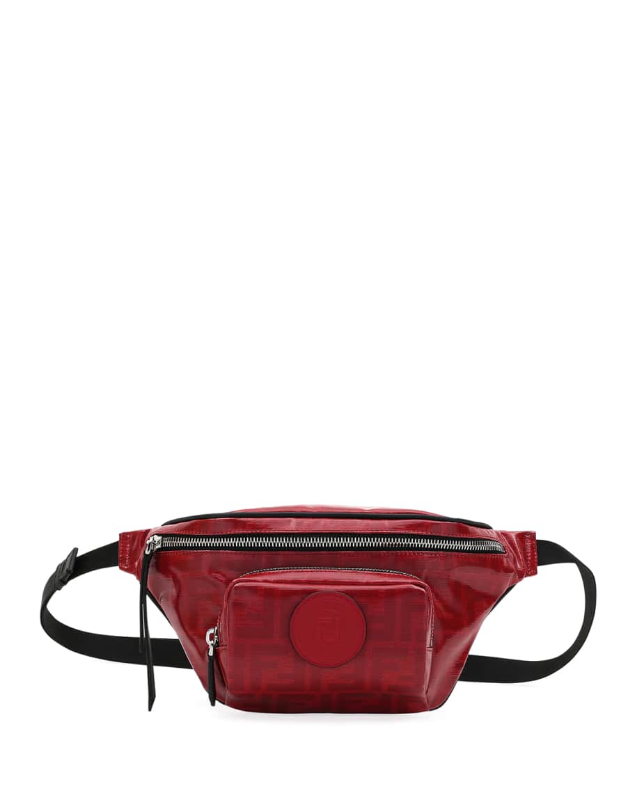 Fendi Men s Vertficato Printed Belt Bag Fanny Pack Neiman Marcus