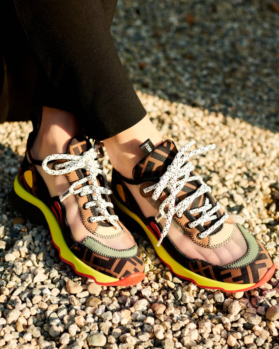 Fendi freedom ff patchwork sneakers clearance