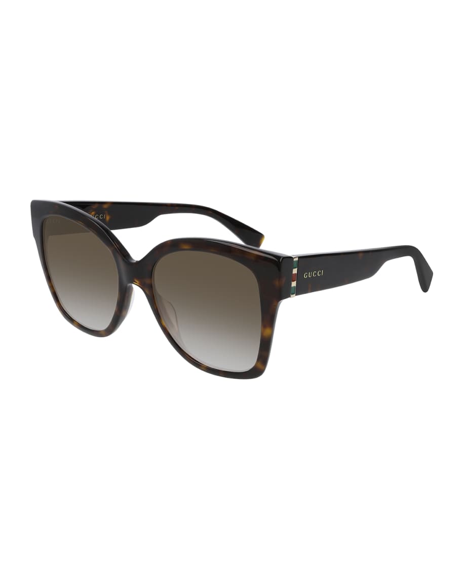Gucci Square Acetate Sunglasses | Neiman Marcus