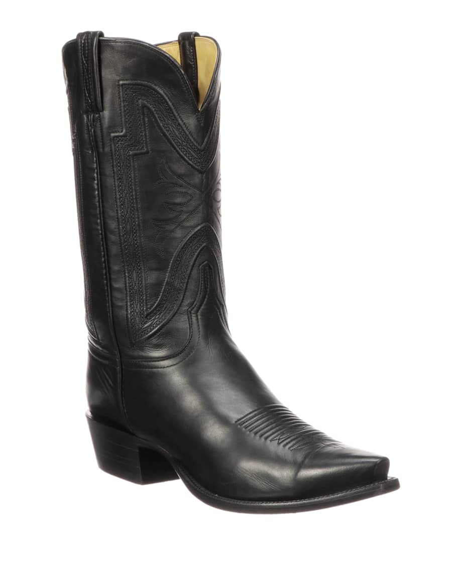 Lucchese Men's Collins Leather Cowboy Boots (Made to Order) | Neiman Marcus