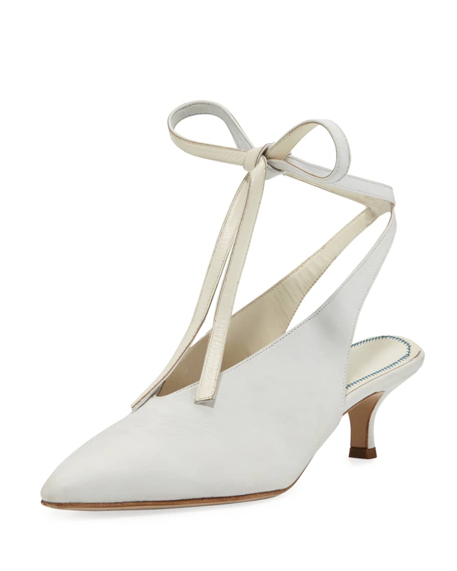 Tibi Otis Point Toe Glove Pumps Neiman Marcus