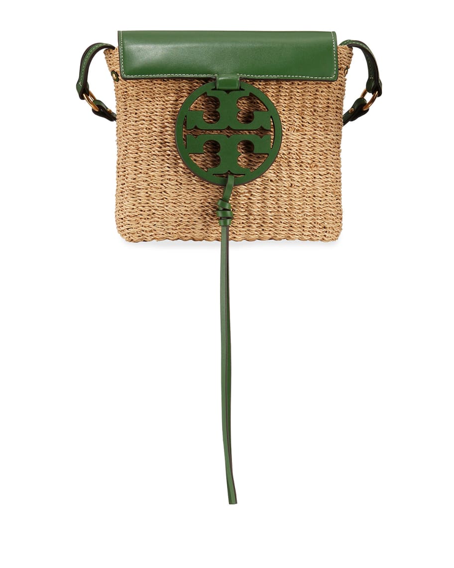 Tory Burch Miller Straw Crossbody