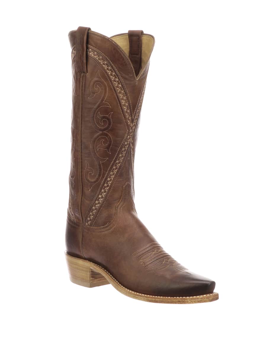 Lucchese Darlene Crisscross Western Boots Neiman Marcus