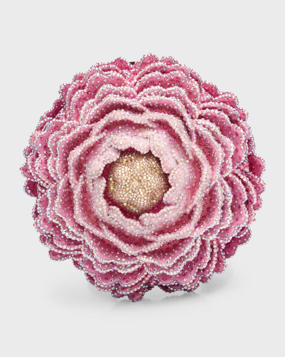 【美品】Louren flower jacquard clutch bag flower jacquard clutch bag / louren