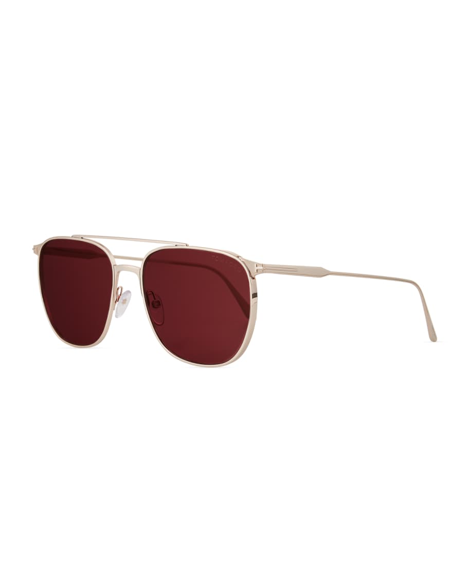 TOM FORD Men's Kip Square Metal Sunglasses | Neiman Marcus