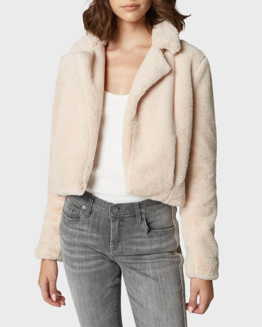 Cropped Faux Fur Jacket