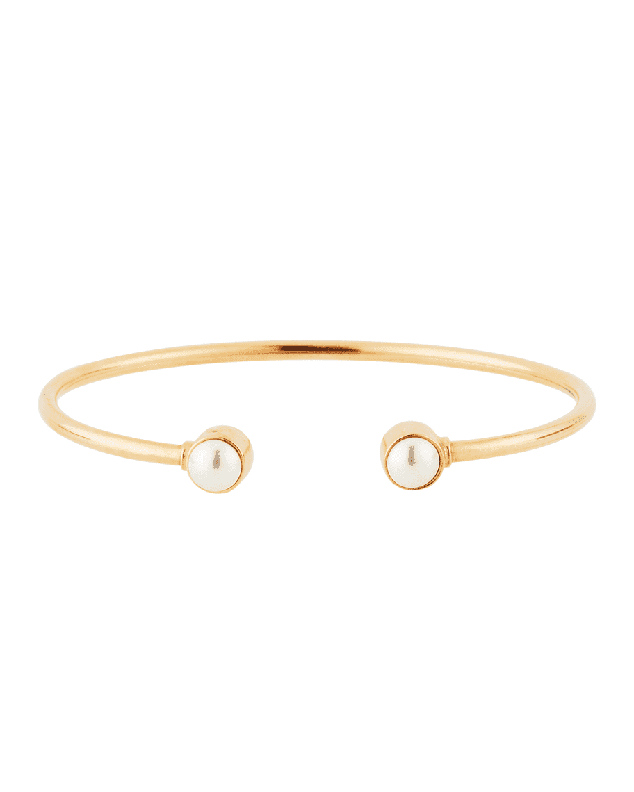 Alex and Ani Sea Sultry Pearly Cuff Bracelet, Rose Gold | Neiman Marcus