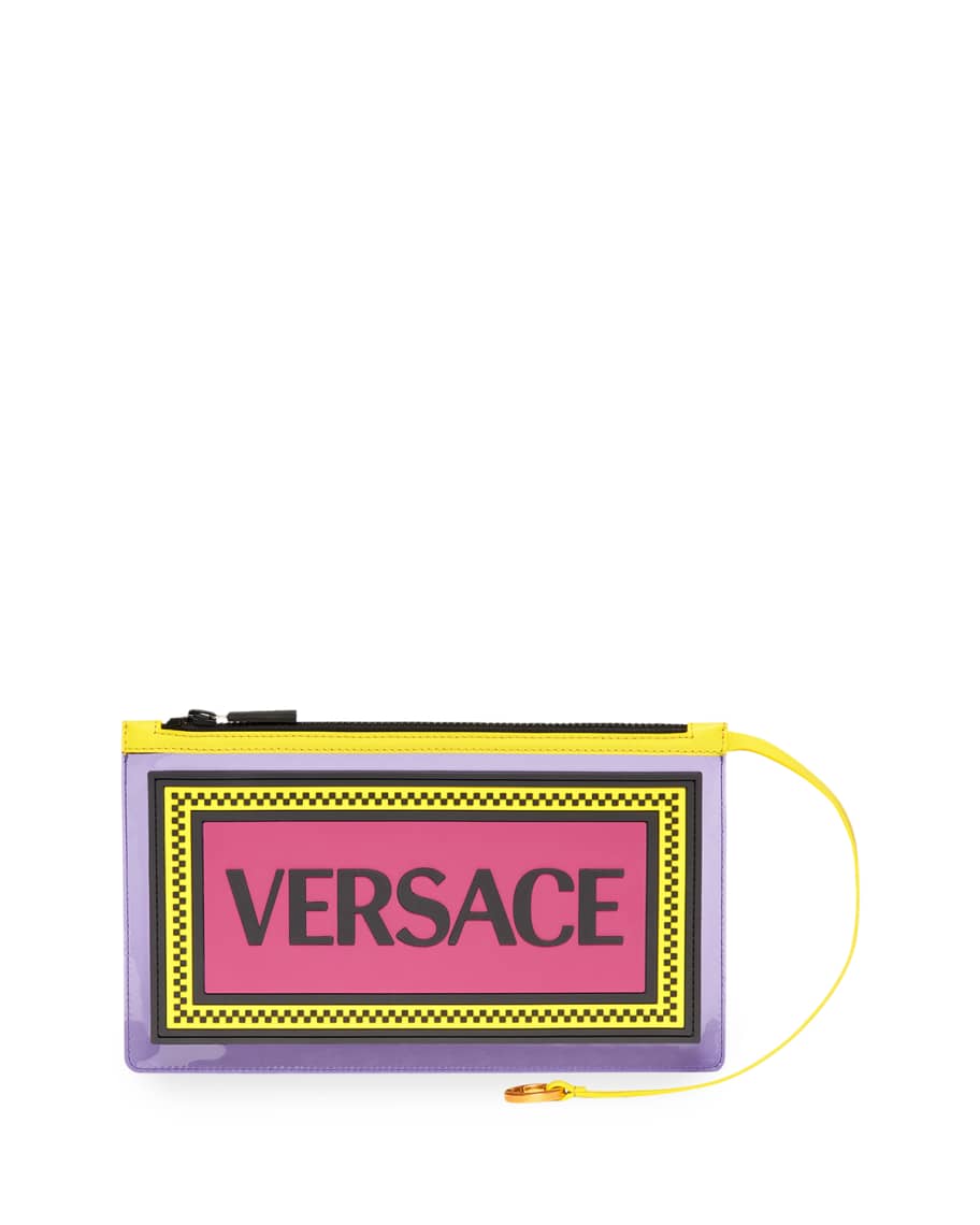Versace pvc outlet clutch