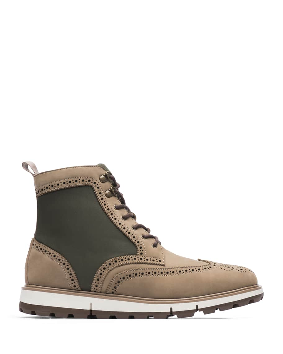 Swims Men's Motion Wing-Tip Boots | Neiman Marcus