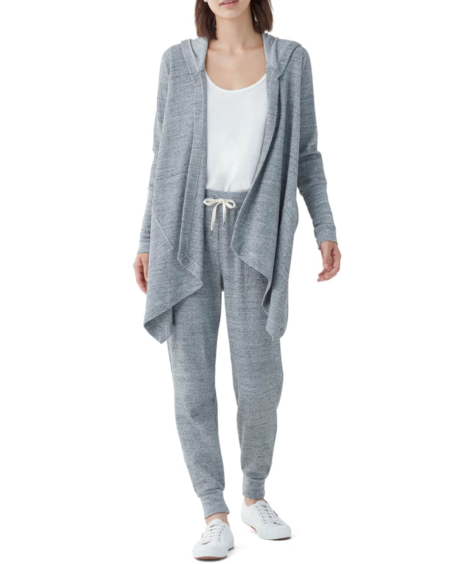 Splendid thermal hooded cardigan on sale