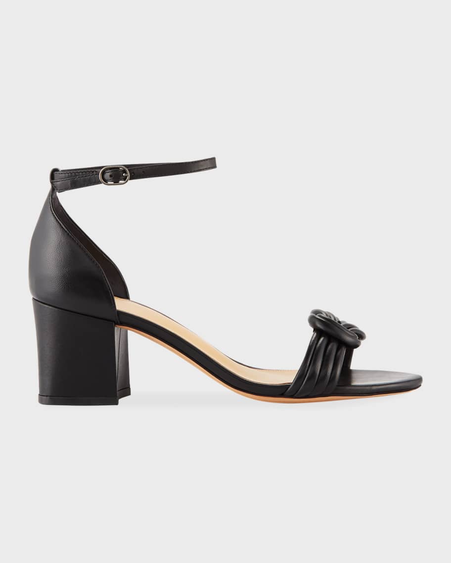 Alexandre Birman Vicky Knot Leather Sandals | Neiman Marcus