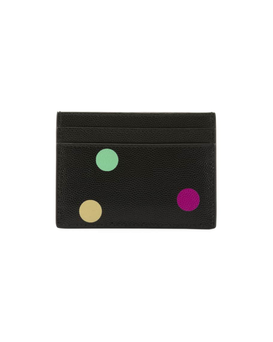Ysl polka dot card holder Clearance