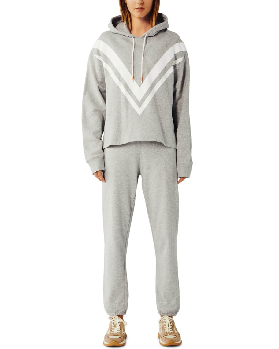 Tory Sport French Terry Chevron Hoodie Neiman Marcus