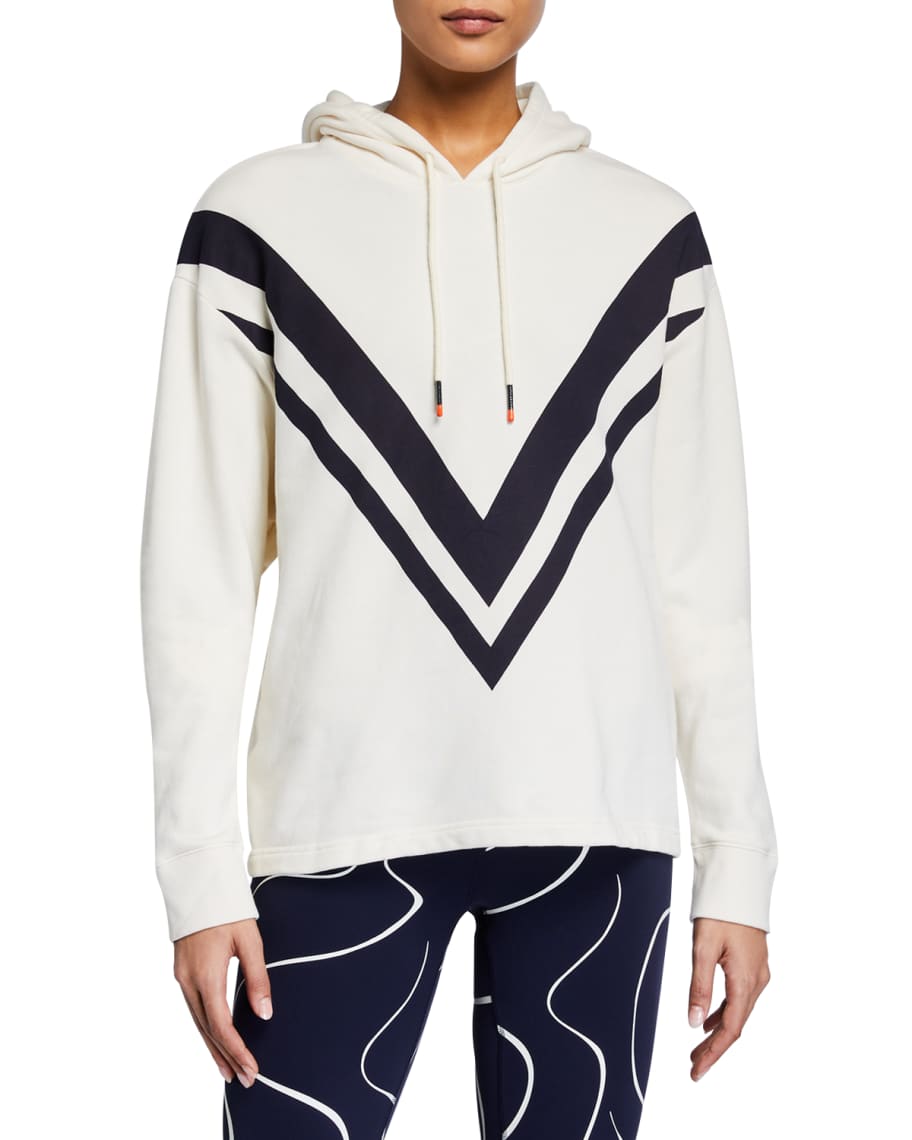 Tory burch hot sale chevron sweatshirt