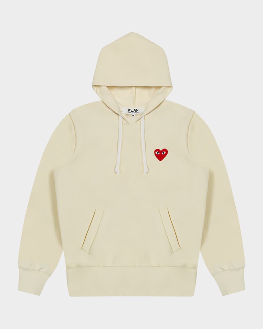Comme des Garcons Men's Play Heart Pullover Hoodie | Neiman Marcus
