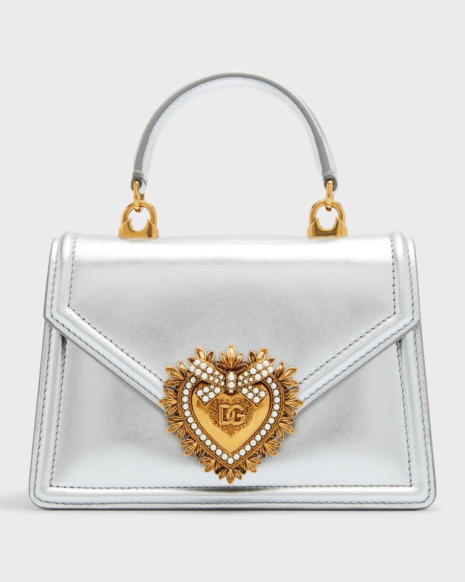 Dolce & Gabbana Women's Devotion Leather Top Handle Bag In Green, ModeSens