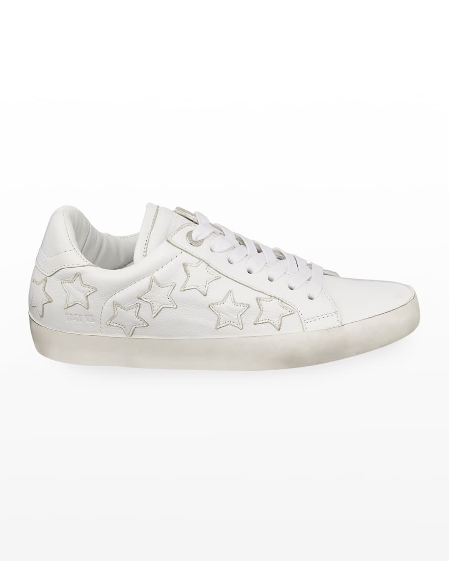 Zadig & Voltaire Zadig Stars Leather Sneakers | Neiman Marcus