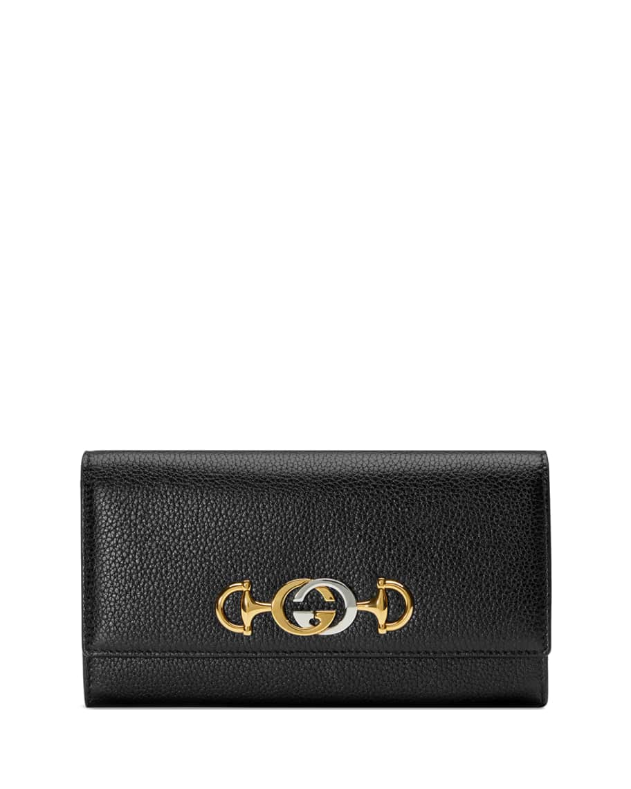 Gucci Gucci Zumi Flap Continental Wallet | Neiman Marcus