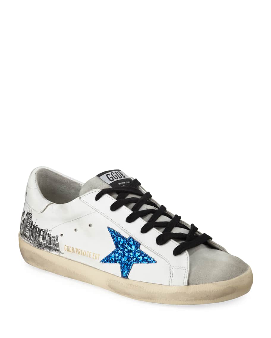 Golden Goose Superstar NYC Leather Sneakers | Marcus