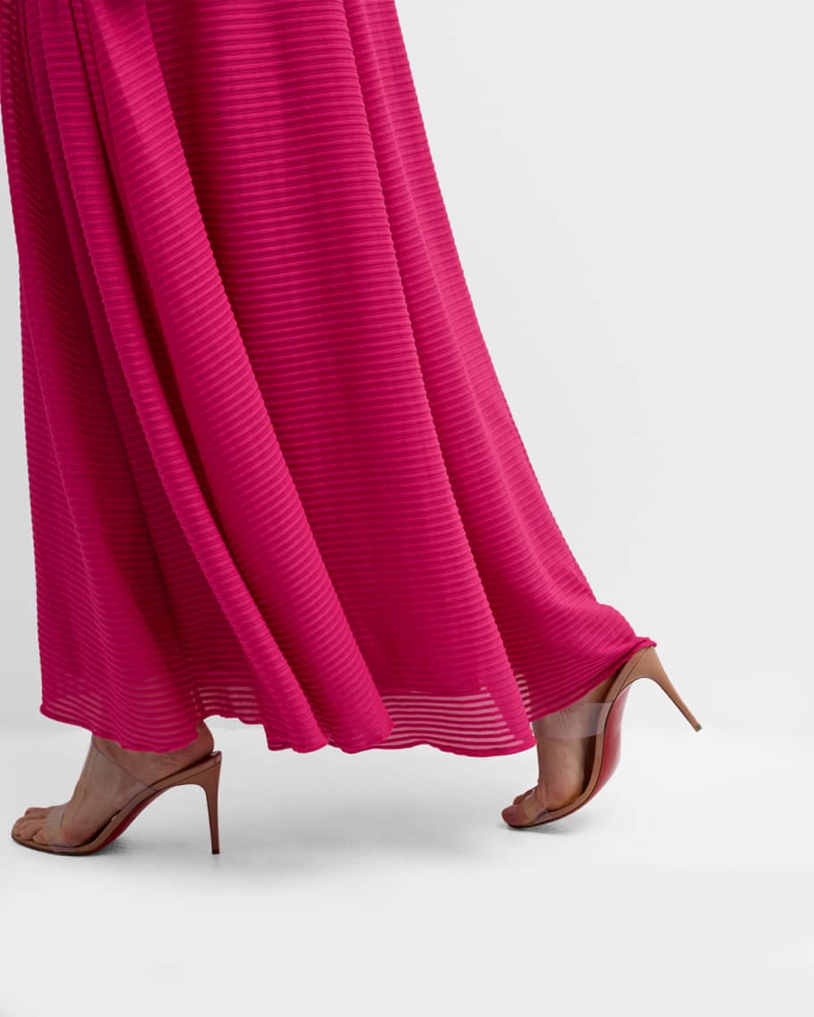 Christian Louboutin Just Nothing Illusion Red Sole Sandals Neiman Marcus