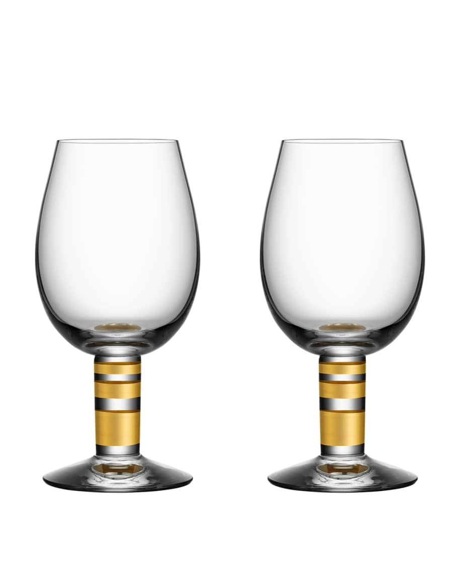 Kosta Boda Limelight XL Wine Glasses, Set of 2