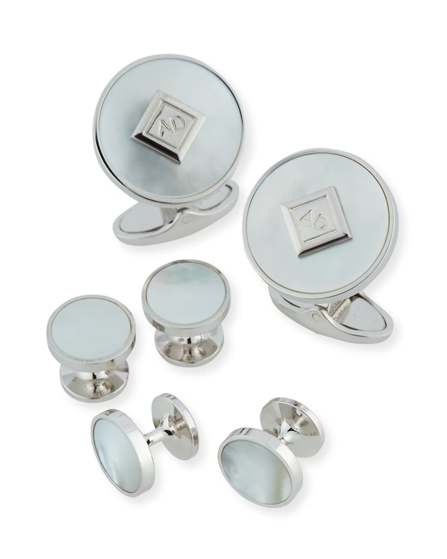Dunhill mother deals of pearl cufflinks