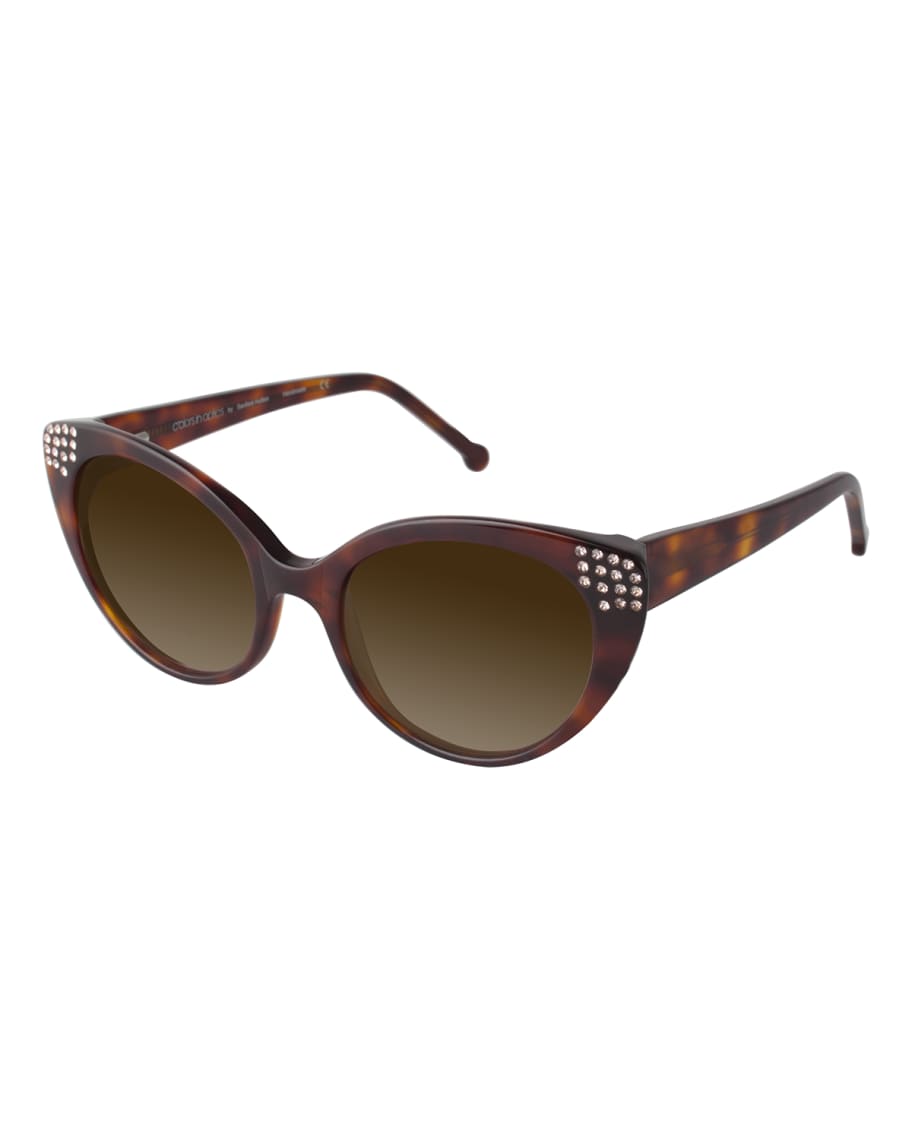 Siena | Cat-Eye Sunglasses | Fifth & Ninth Black / 100% UV Protection