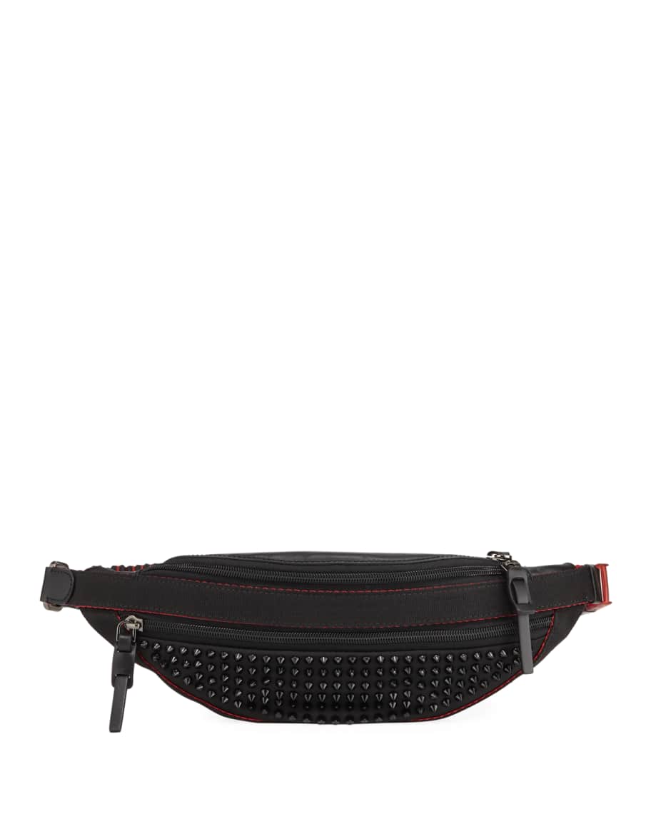 Blaster Mini Leather Belt Bag in Grey - Christian Louboutin