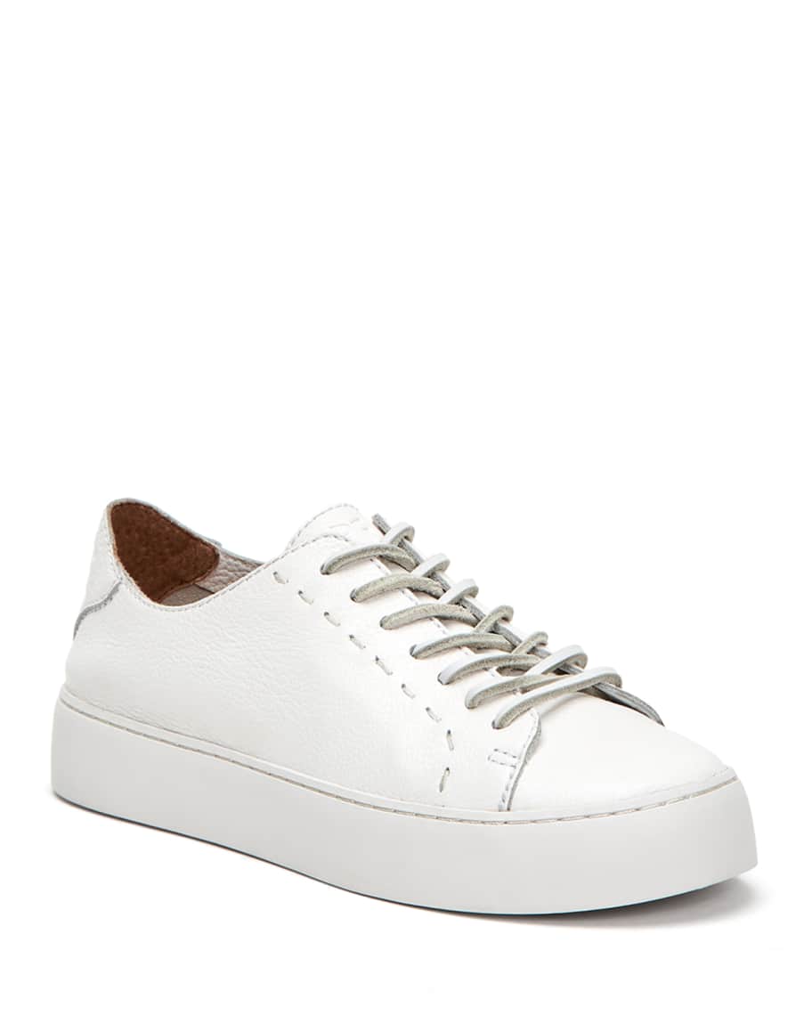 Frye Lena Low Top Lace Up Sneakers Neiman Marcus
