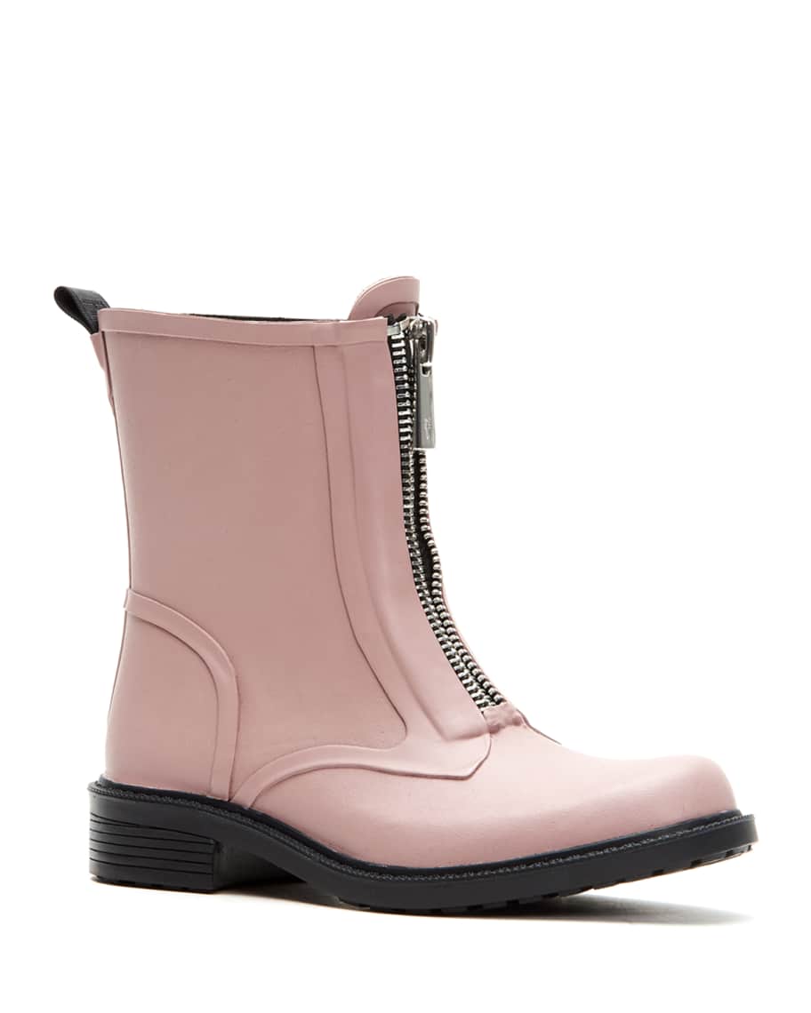Frye Storm Zip Rubber Rain Boots Neiman Marcus